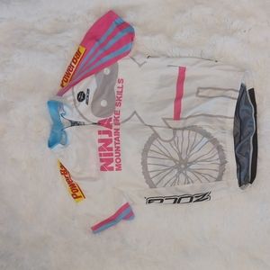 Zoca women's sz small cycling jersey PowerBar